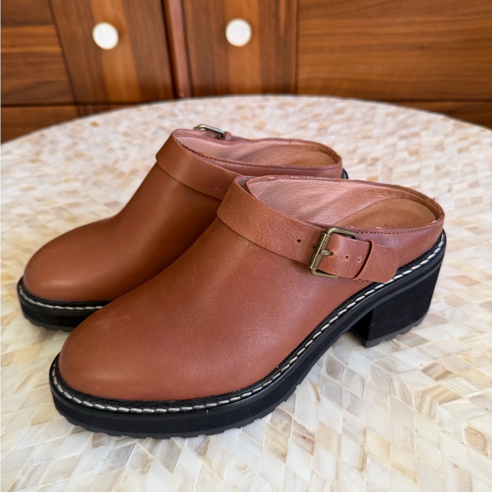 Madewell The Willa Convertible-Strap Mule in English Saddle | Women’s size 5.5
